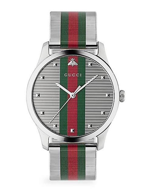 saks mens gucci watches|saks Gucci jewelry.